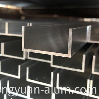 guangyuan aluminum co., ltd Aluminum U Channel Aluminum U Profiles Aluminum Extrusion U Channel